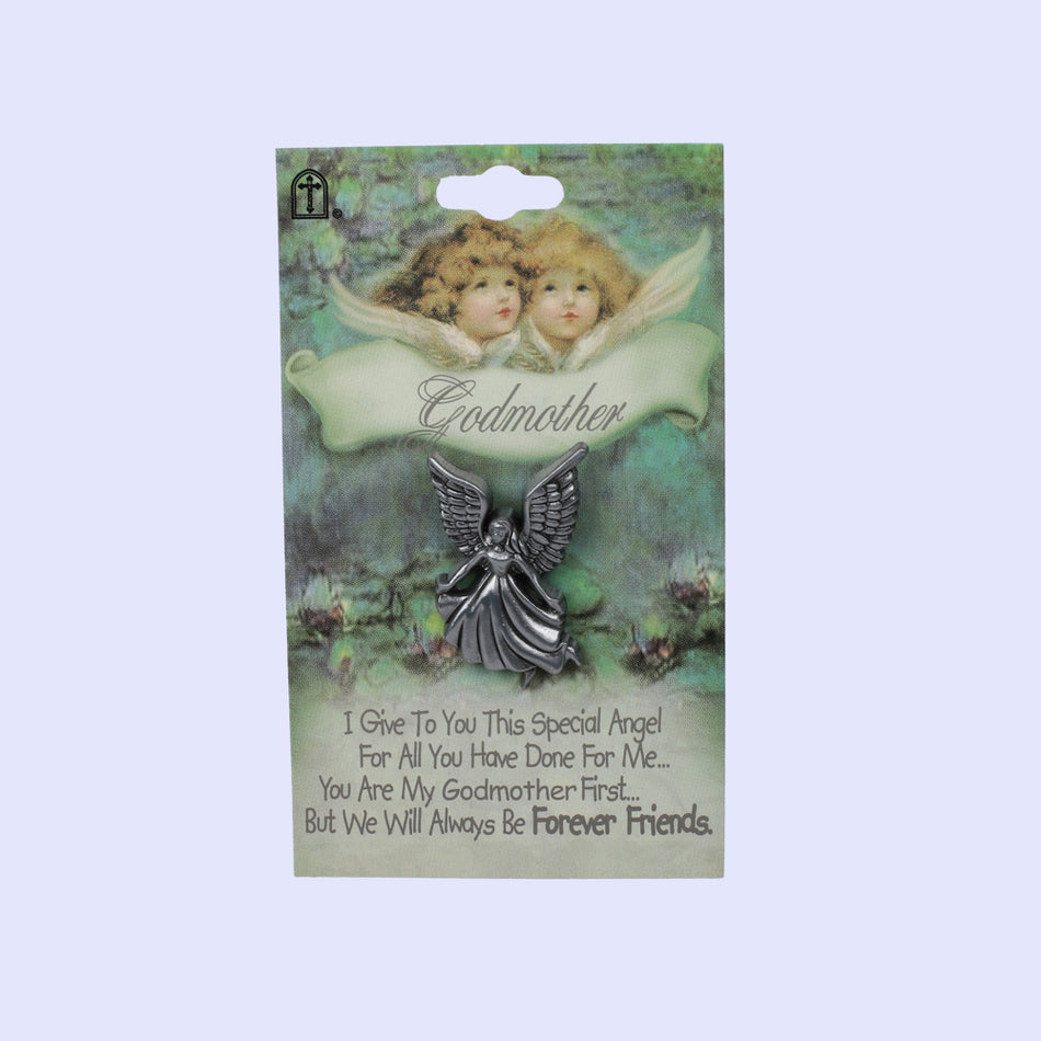 LAPEL PIN ANGEL GODMOTHER PK6