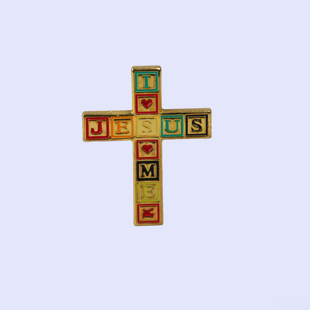 LAPEL PIN JESUS IN CROSS PK3