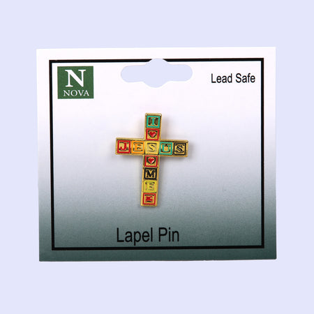 LAPEL PIN JESUS IN CROSS PK3