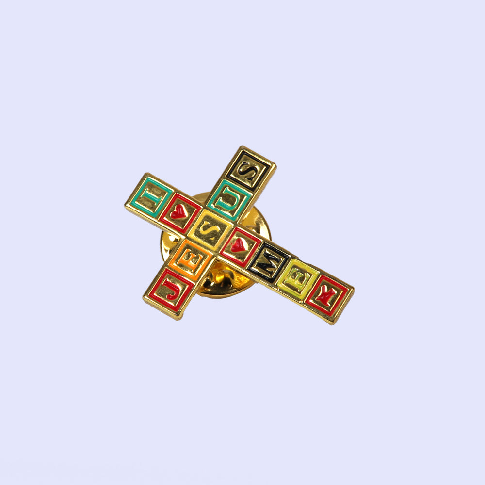 LAPEL PIN JESUS IN CROSS PK3