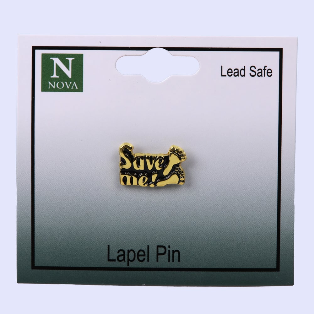 Save Me Footprints Lapel Pins - Pack of 3 by Swanson Christian Products, product view 2