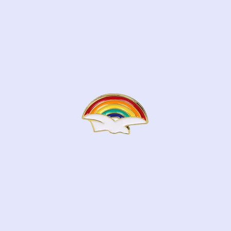 Dove and Rainbow Lapel Pins - Pack of 3 by Swanson Christian Products, product view 4