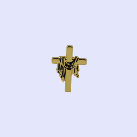 LAPEL PIN CROSS WITH ROBE PK3