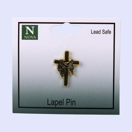 LAPEL PIN CROSS WITH ROBE PK3