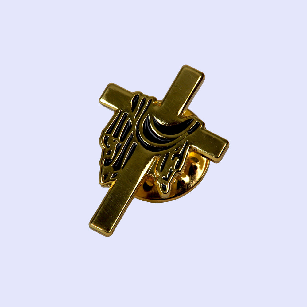 LAPEL PIN CROSS WITH ROBE PK3