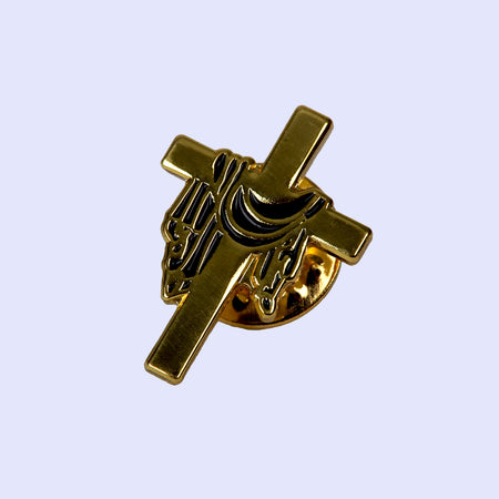 LAPEL PIN CROSS WITH ROBE PK3