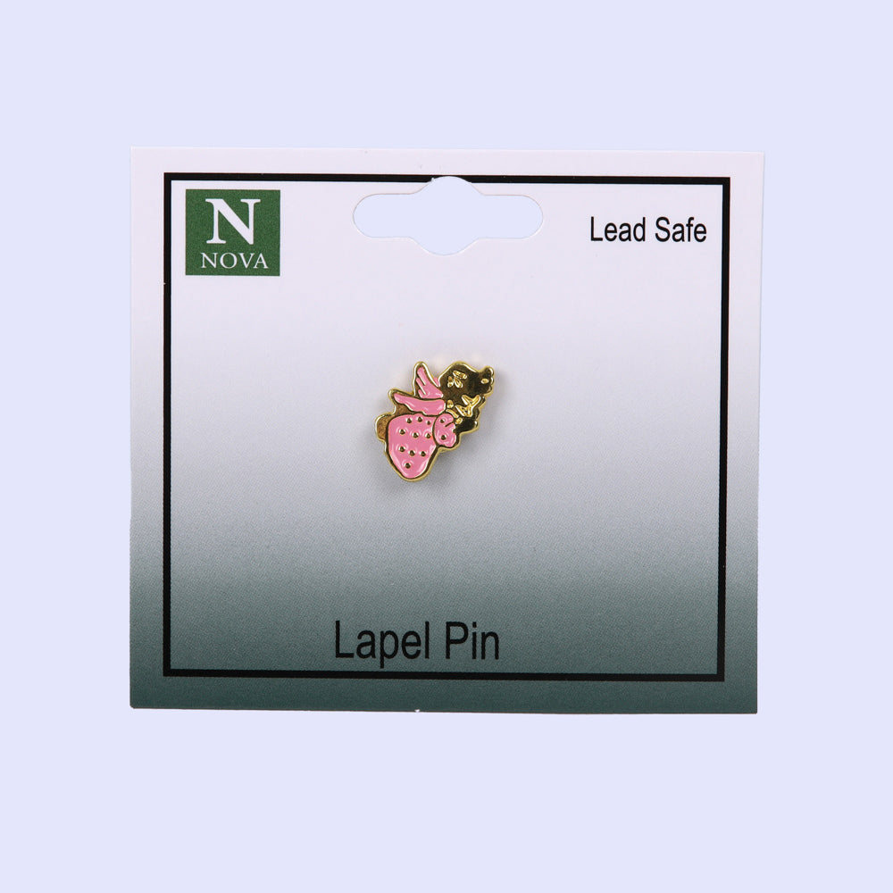 LAPEL PIN ANGEL PINK PK3