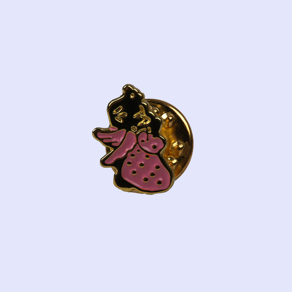 LAPEL PIN ANGEL PINK PK3