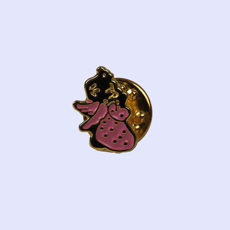LAPEL PIN ANGEL PINK PK3