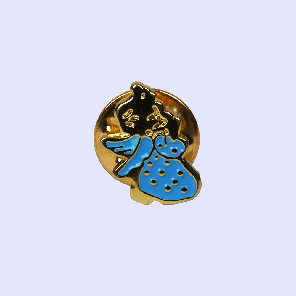 LAPEL PIN ANGEL BLUE PK3