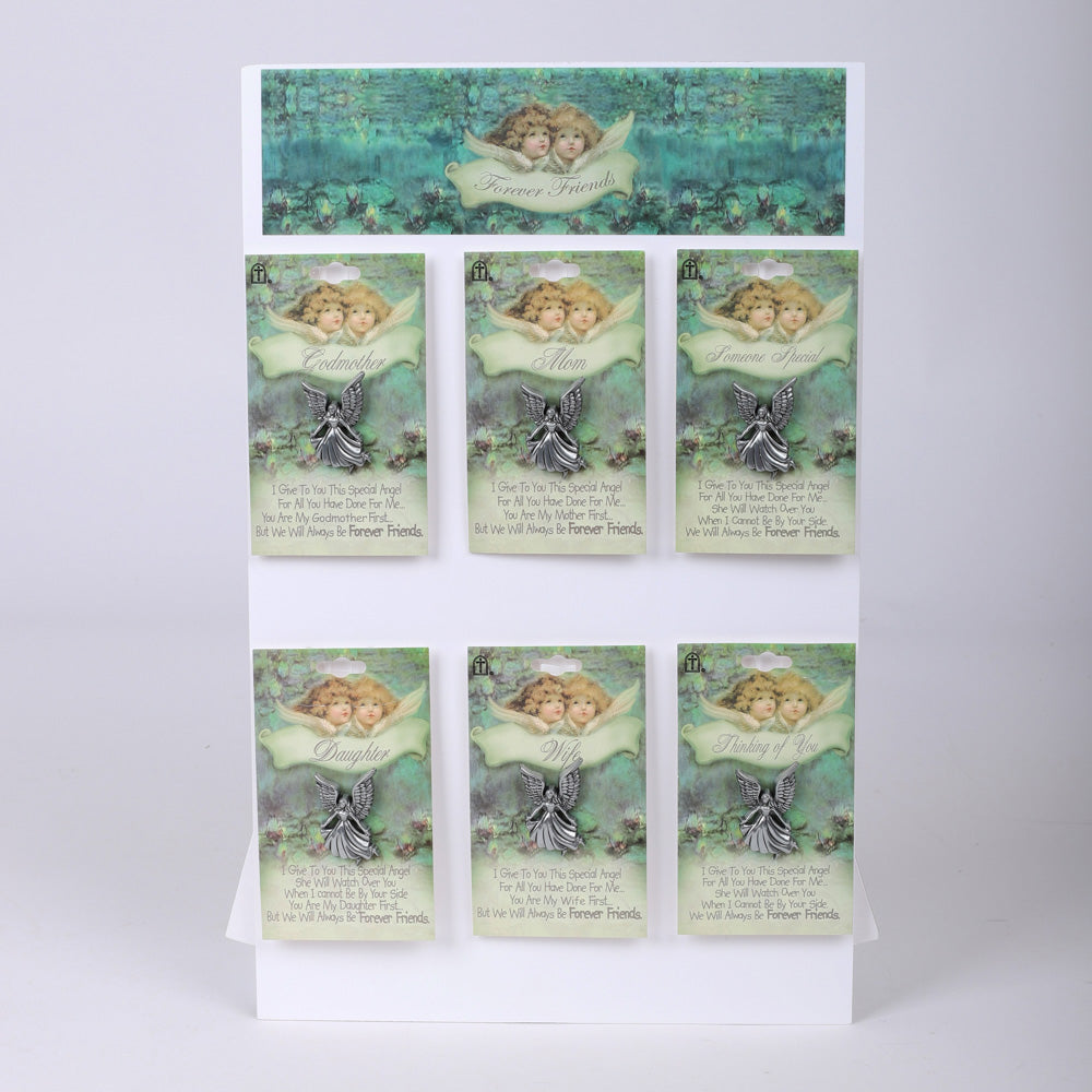LAPEL PINS FOREVER FRIENDS DISPLAY PK36