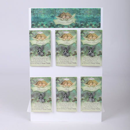 LAPEL PINS FOREVER FRIENDS DISPLAY PK36