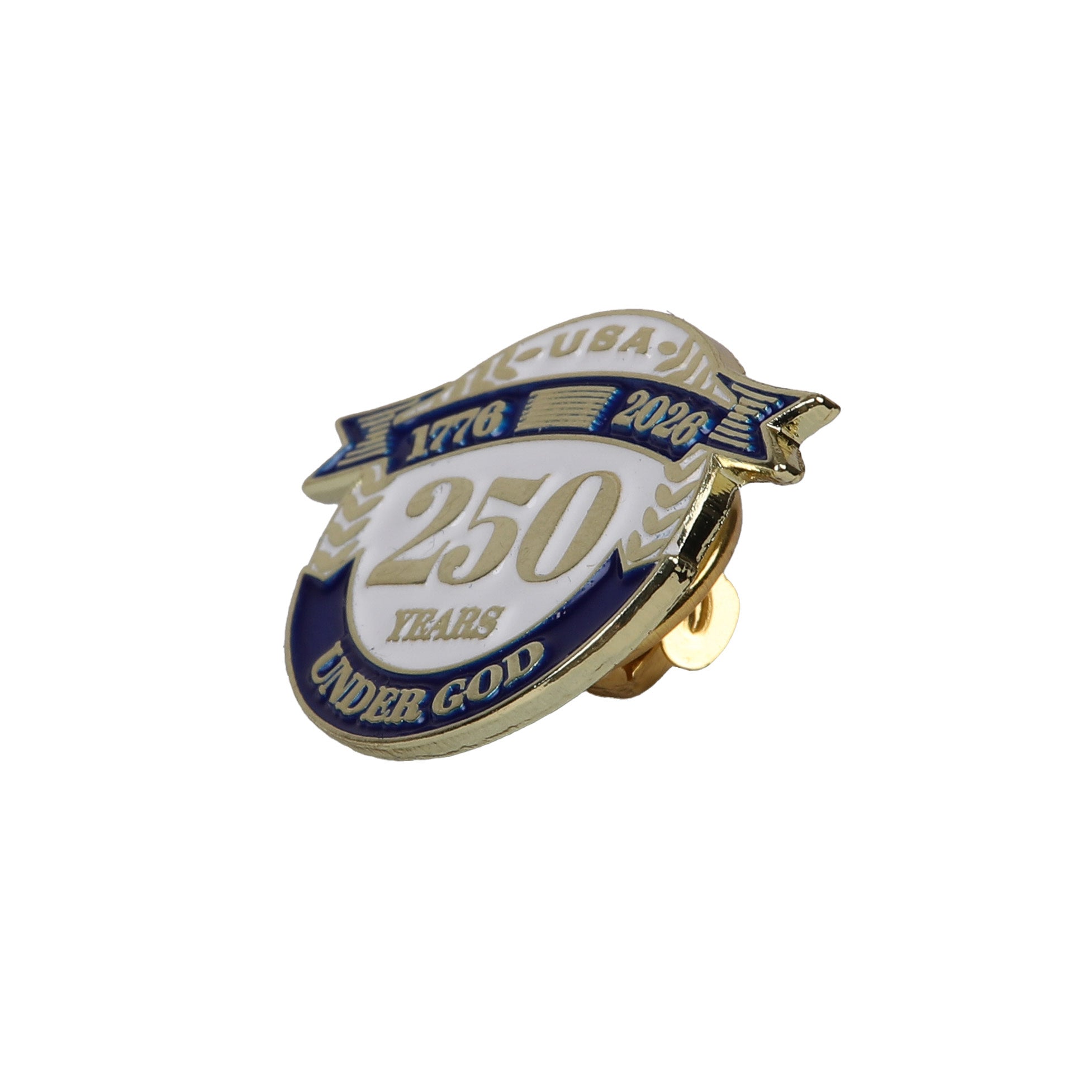 LAPEL PIN USA 250 YEAR WHITE BLUE PK3