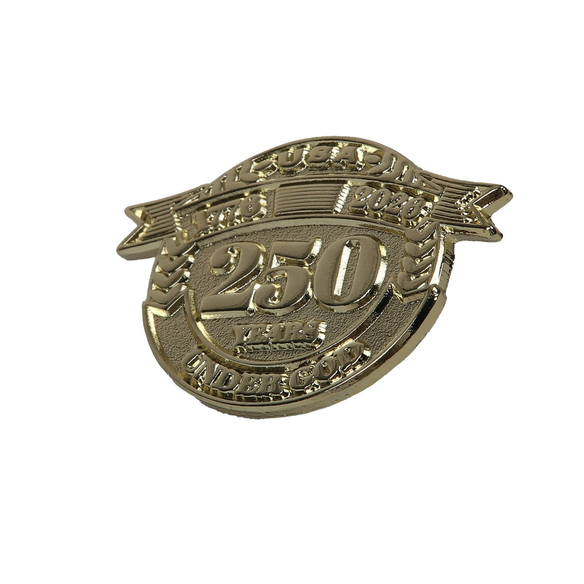 LAPEL PIN USA 250 YEAR GOLD PK6