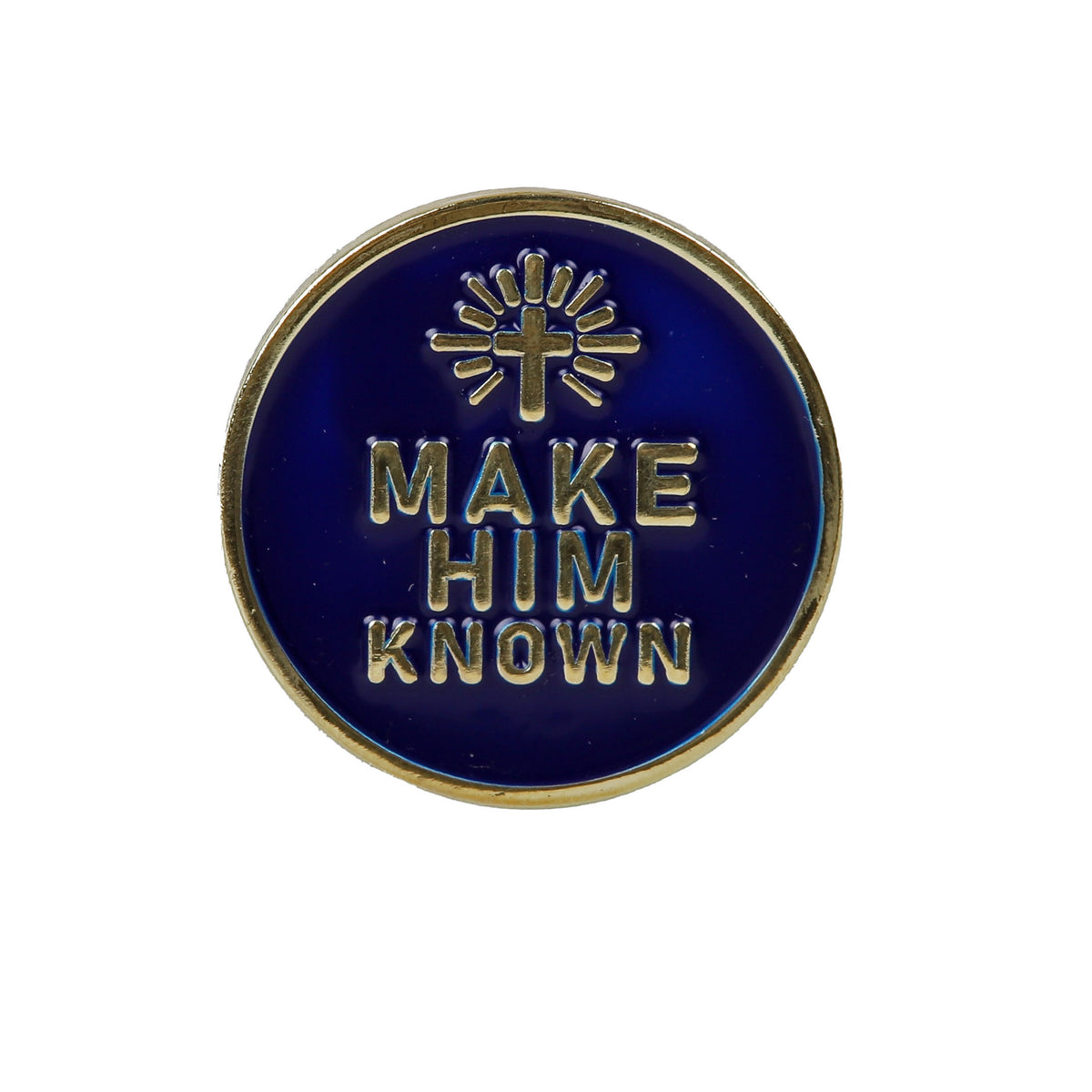 LAPEL PIN MAKE HIM KNOWN PK6