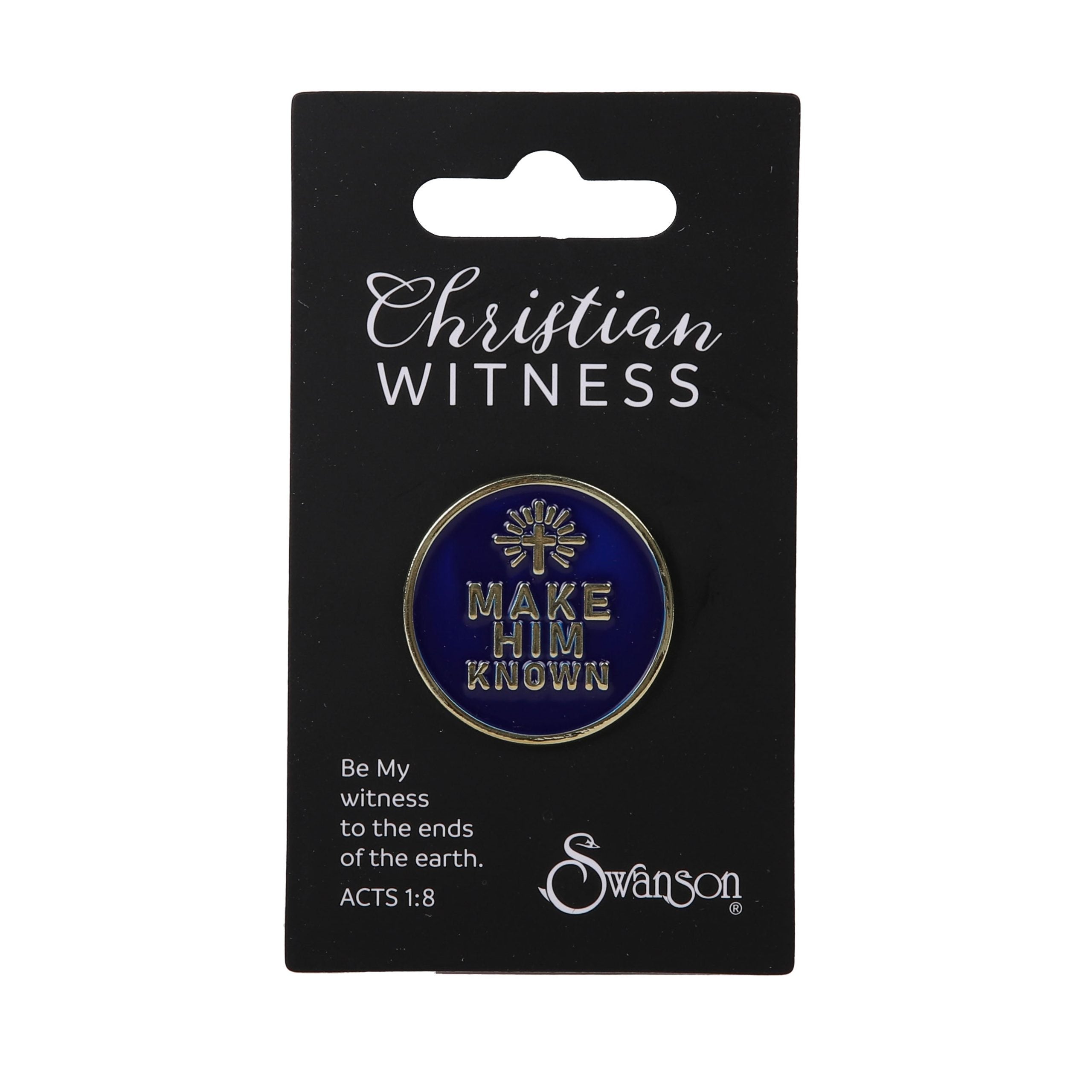 LAPEL PIN MAKE HIM KNOWN PK6