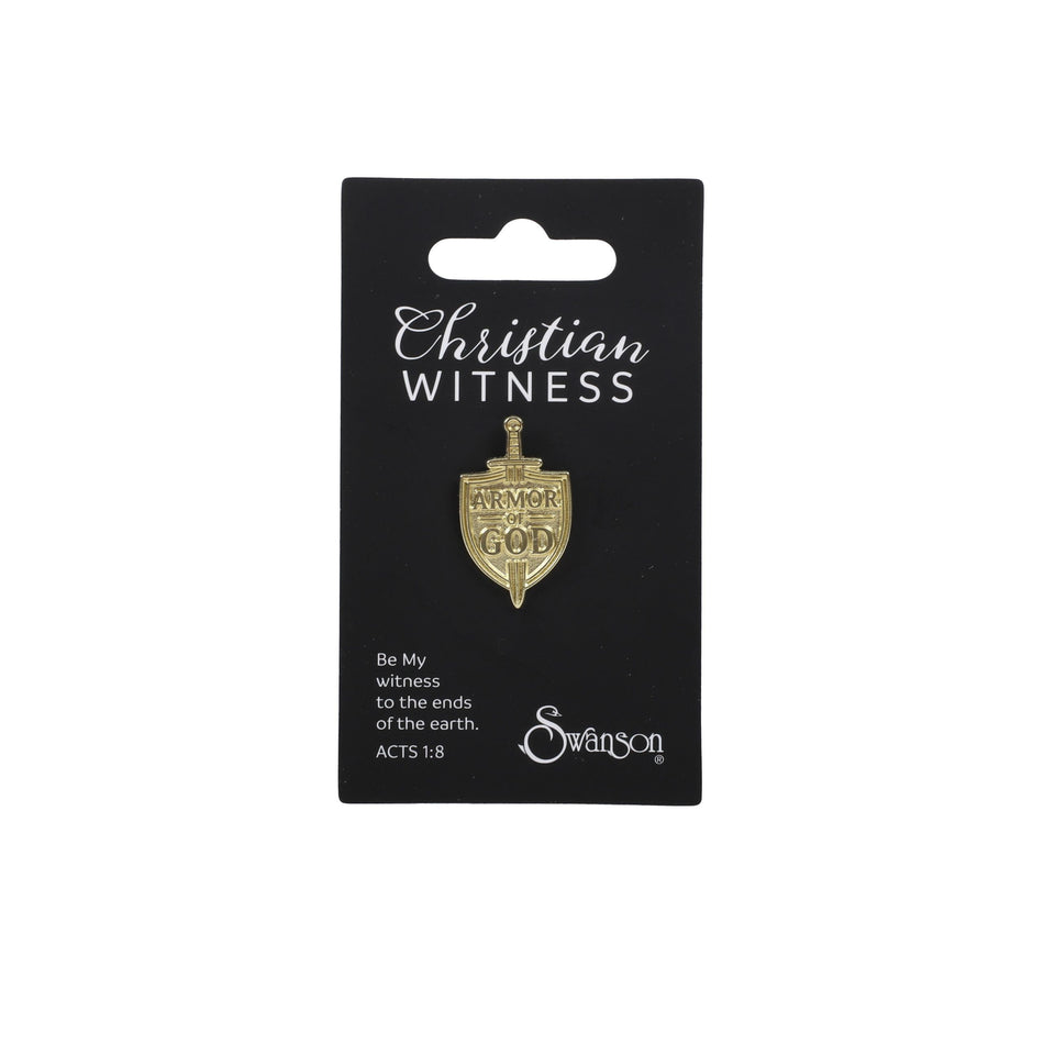 LAPEL PIN ARMOR OF GOD PK6