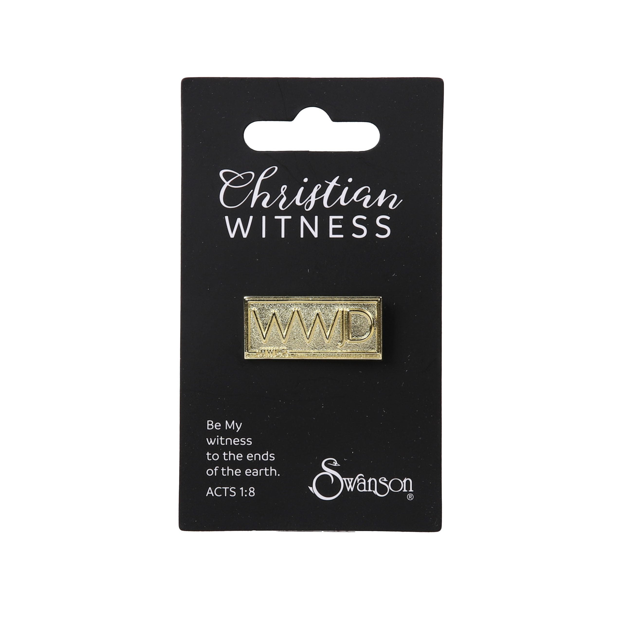LAPEL PIN WWJD PK6