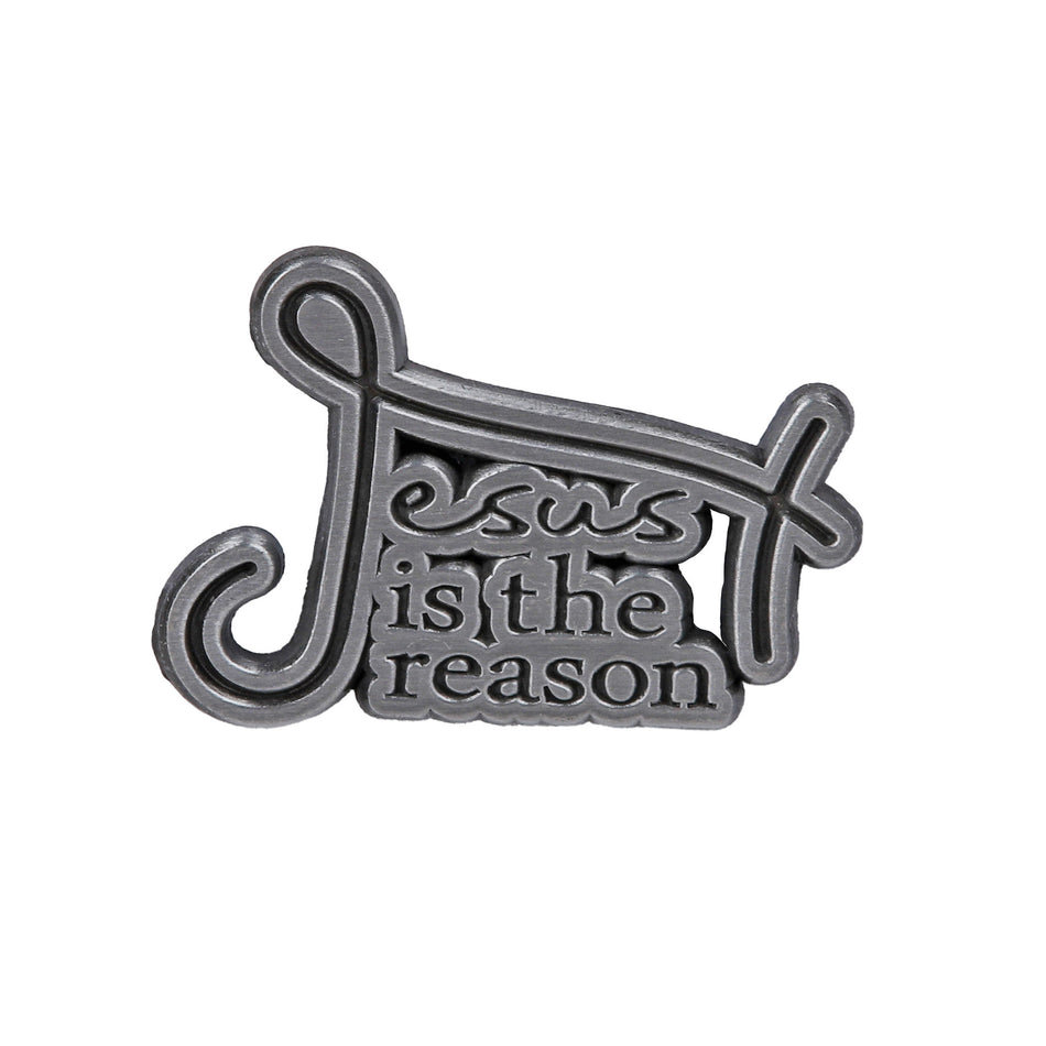 LAPEL PIN JESUS IS THE REASON PK6