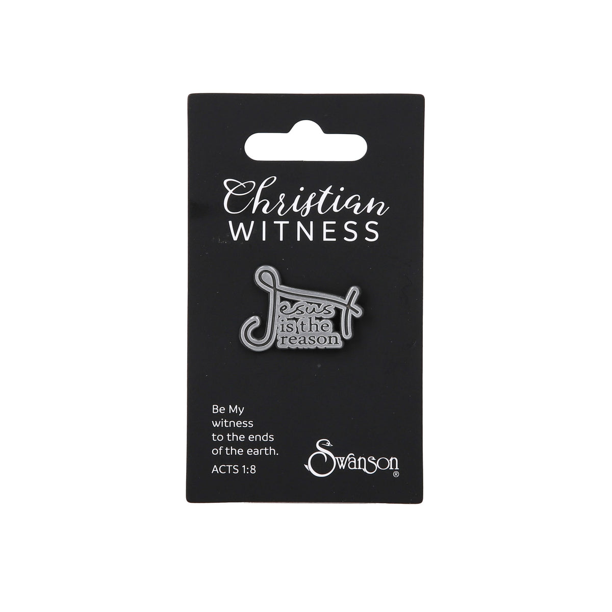LAPEL PIN JESUS IS THE REASON PK6