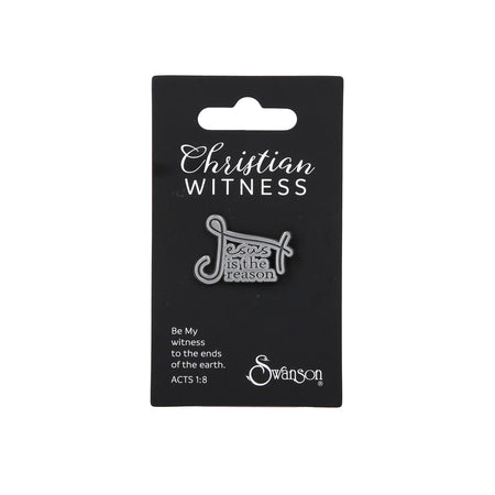 LAPEL PIN JESUS IS THE REASON PK6