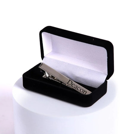 TIE BAR DEACON SILVER