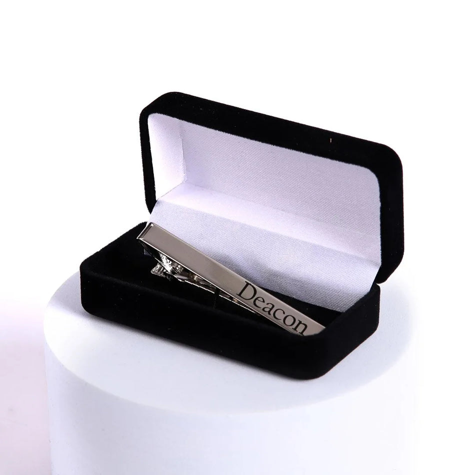 TIE BAR DEACON SILVER