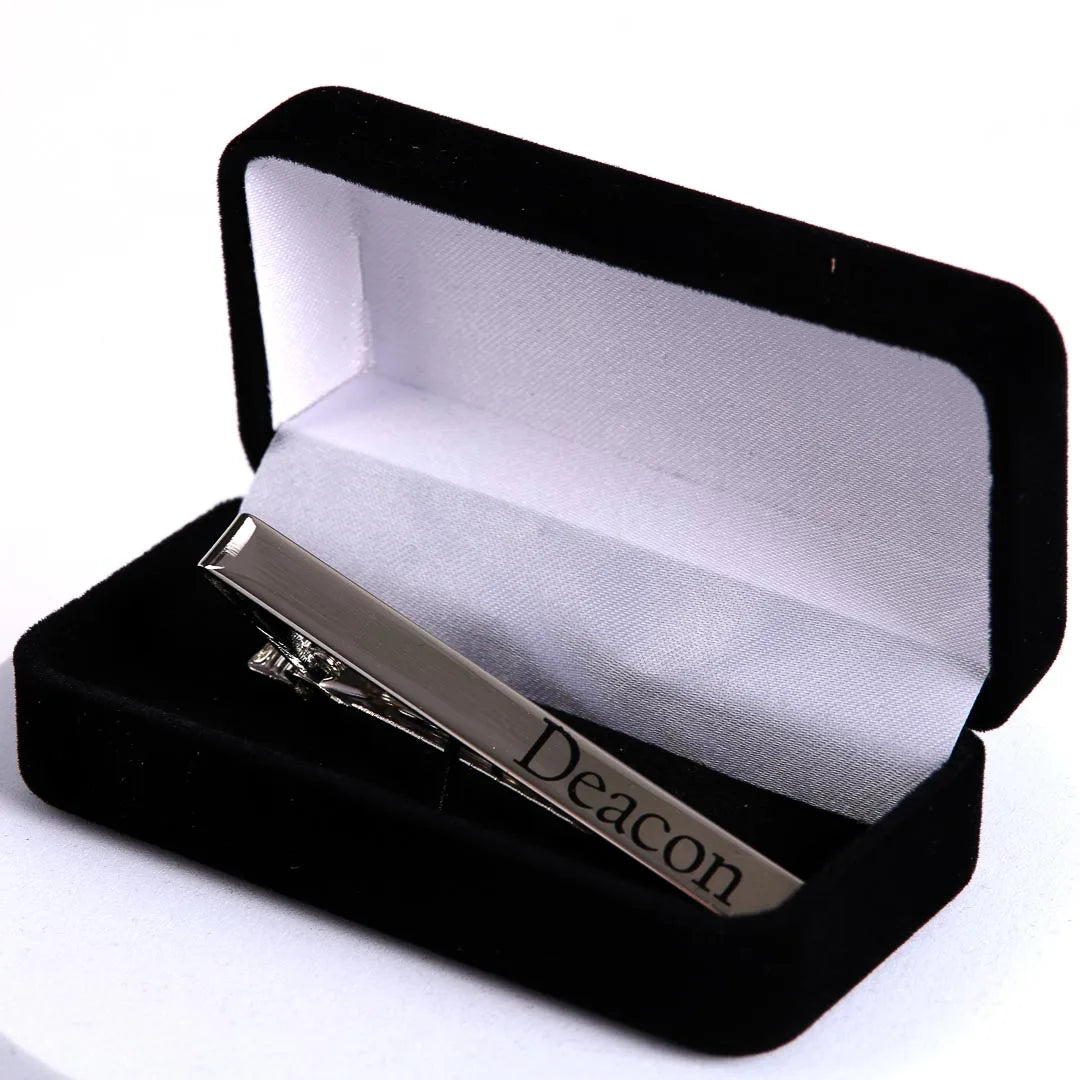 TIE BAR DEACON SILVER