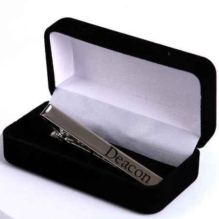 TIE BAR DEACON SILVER