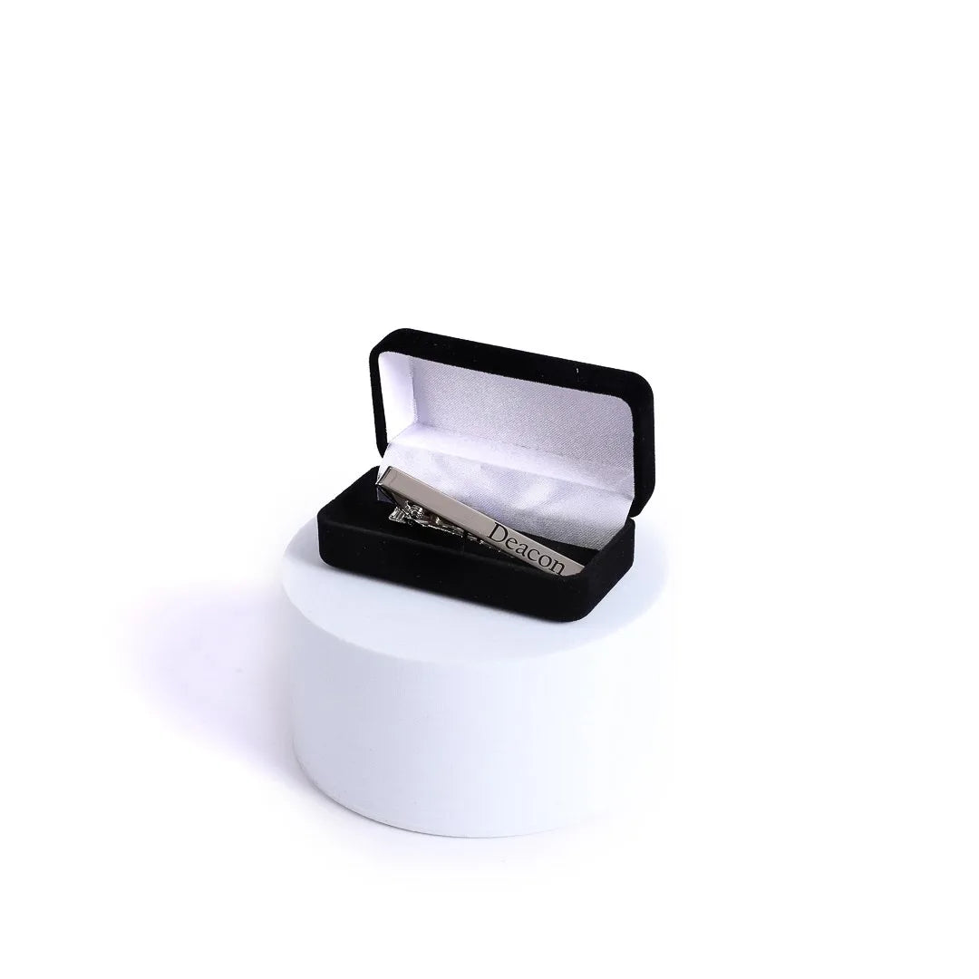 TIE BAR DEACON SILVER