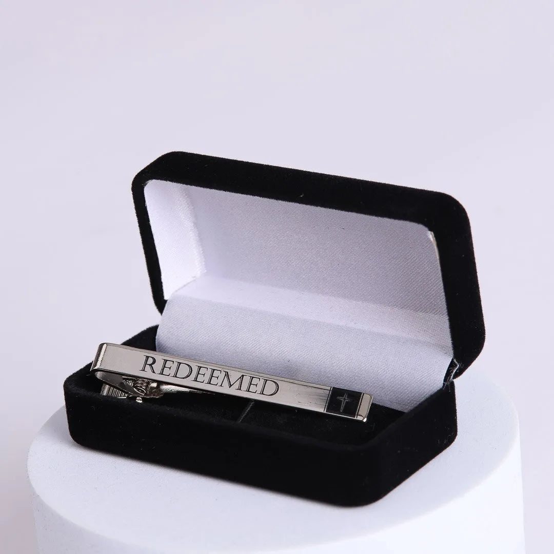 TIE BAR REDEEMED SILVER