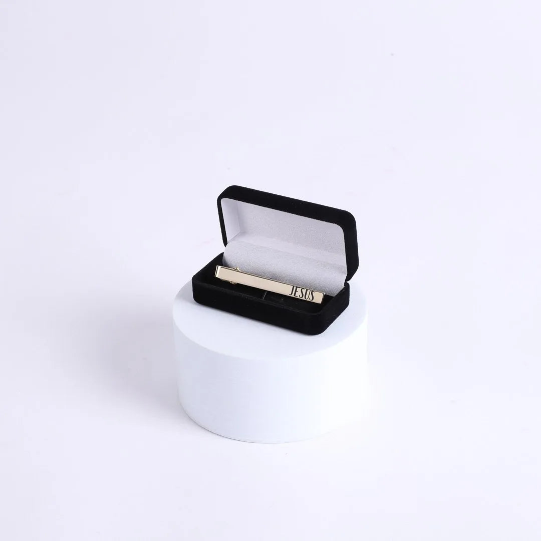 TIE BAR JESUS GOLD