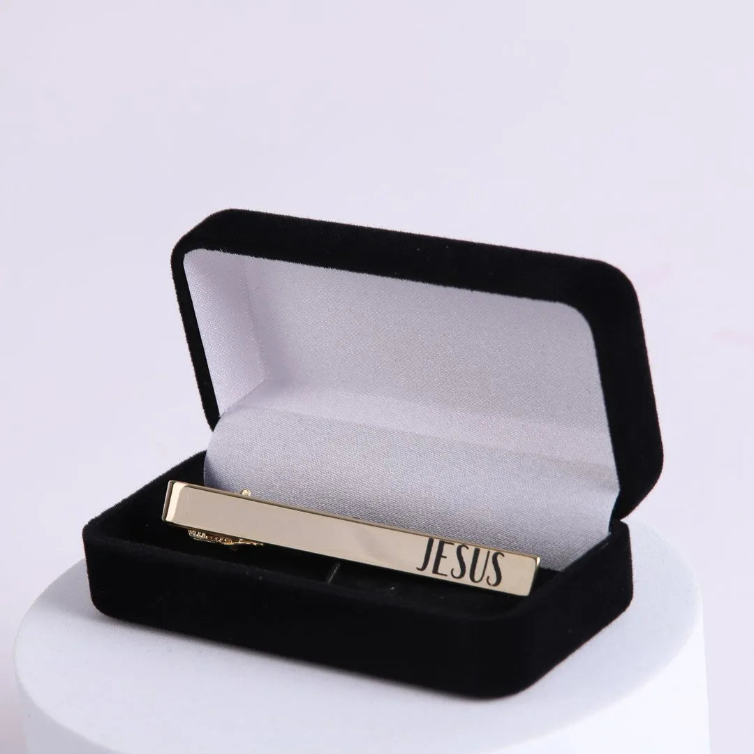 TIE BAR JESUS GOLD