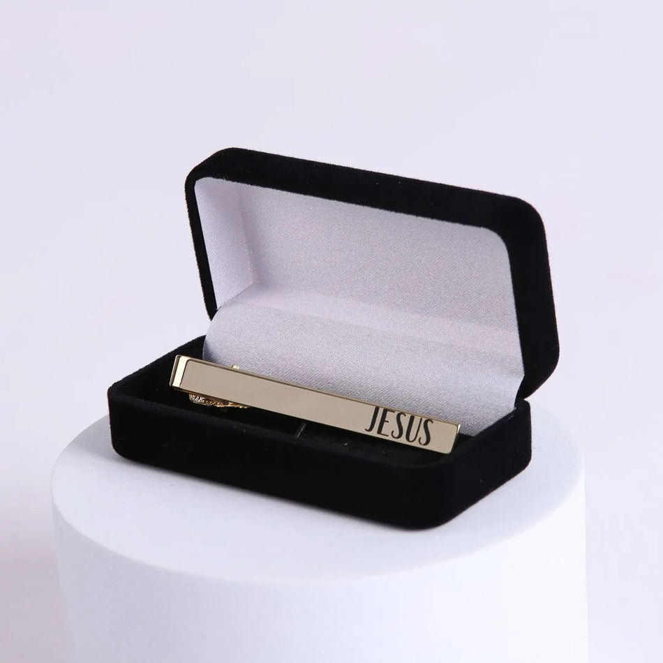 TIE BAR JESUS GOLD