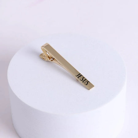 TIE BAR JESUS GOLD