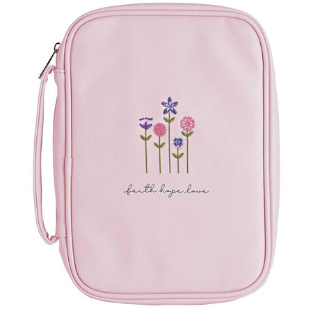 Bible Case Pink Faith Hope Love Large by Dicksons