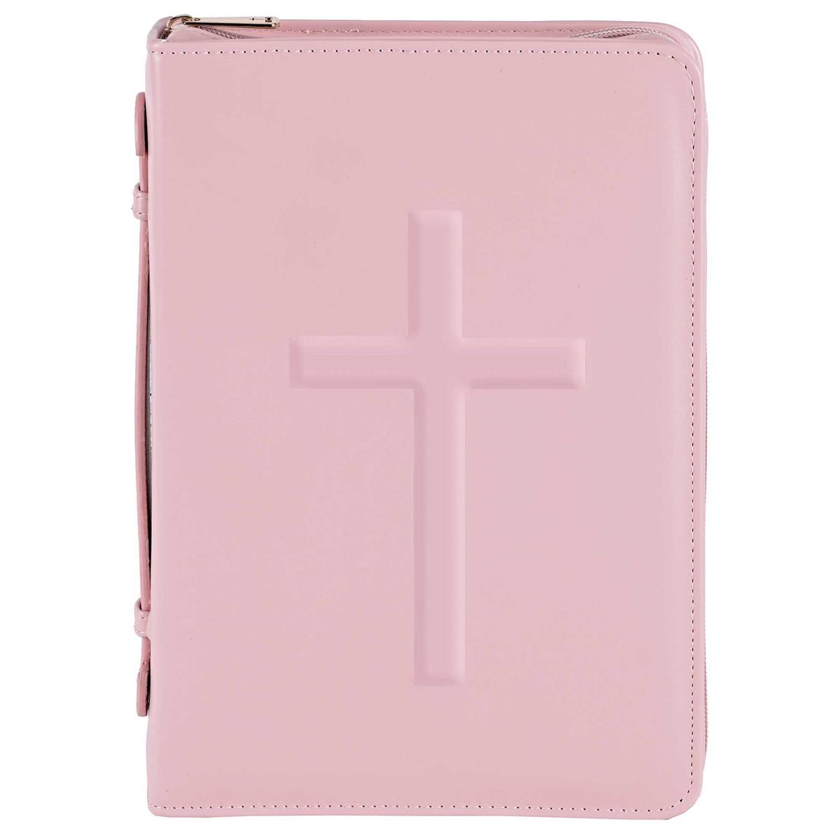 Bible Case Embossed Cross Pink XLarge by Dicksons