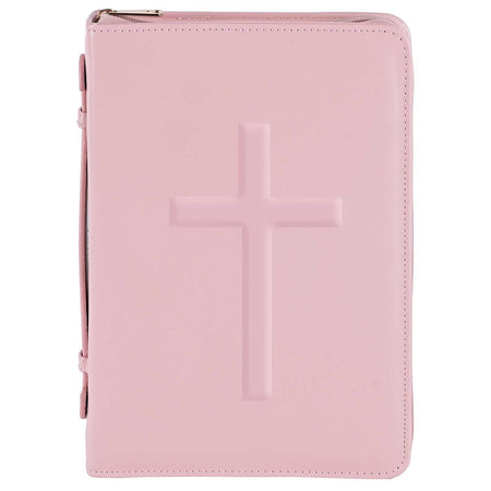 Bible Case Embossed Cross Pink XLarge by Dicksons