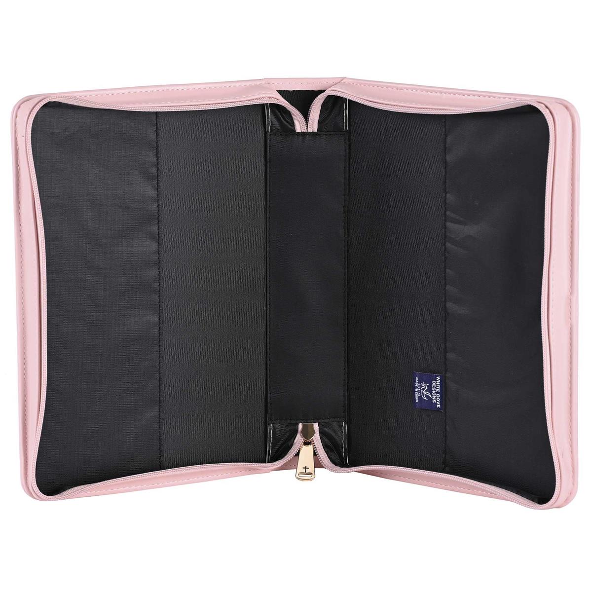 Bible Case Embossed Cross Pink XLarge by Dicksons, product view 5