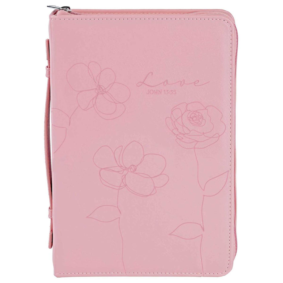 Bible Case Love Floral Pink by Dicksons