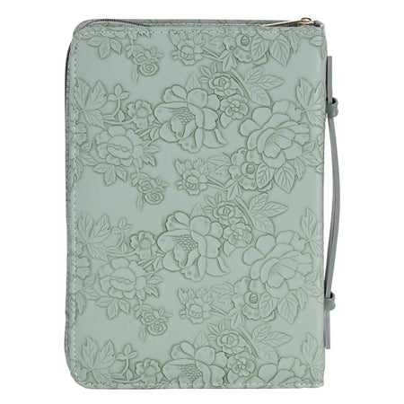 White Dove Designs Bible Cover-Sculpture Floral-Green-XLG by Dicksons, product view 2