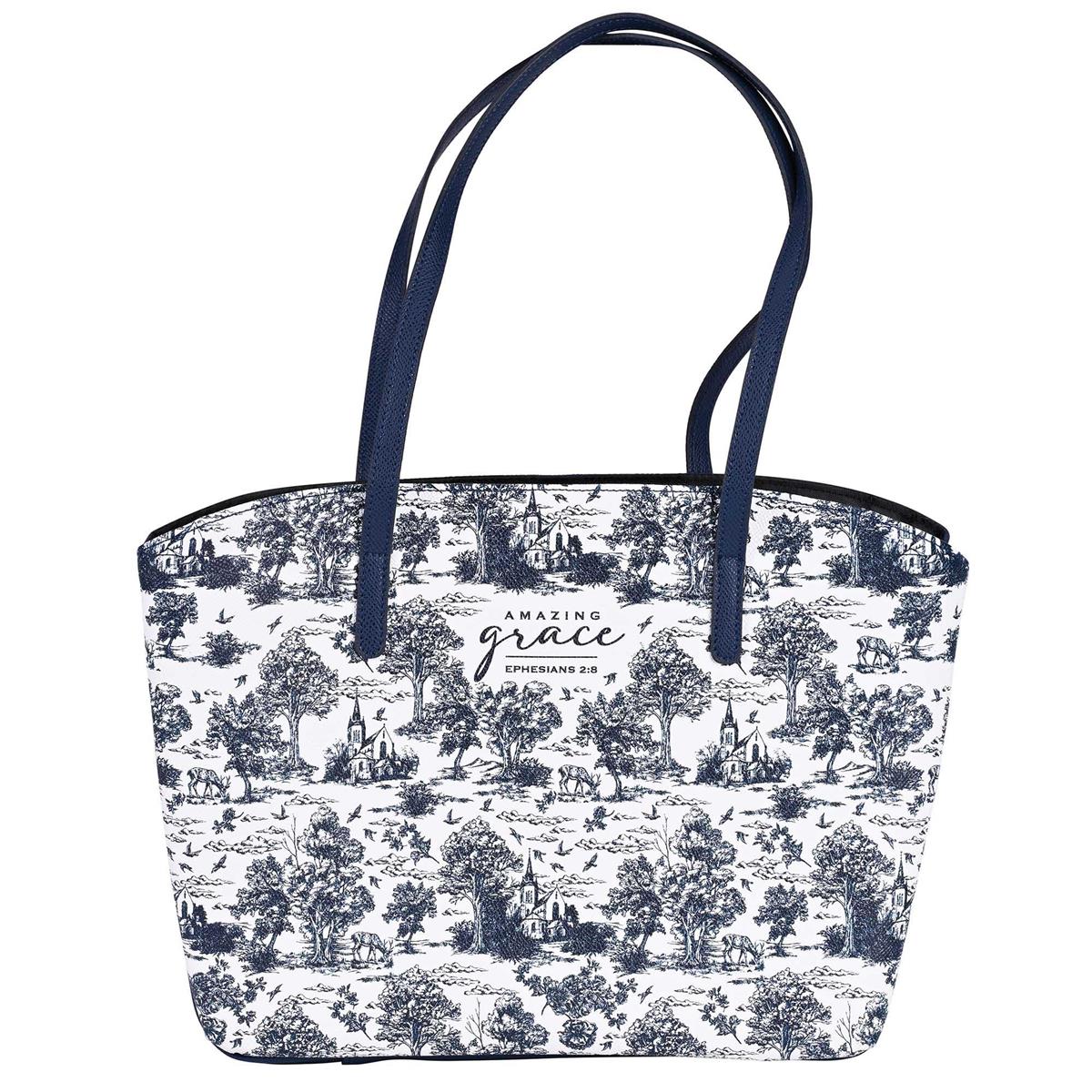 Bible Case Grace Church Toile Wedge L by Dicksons