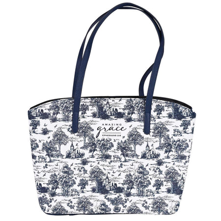 Bible Case Grace Church Toile Wedge L by Dicksons