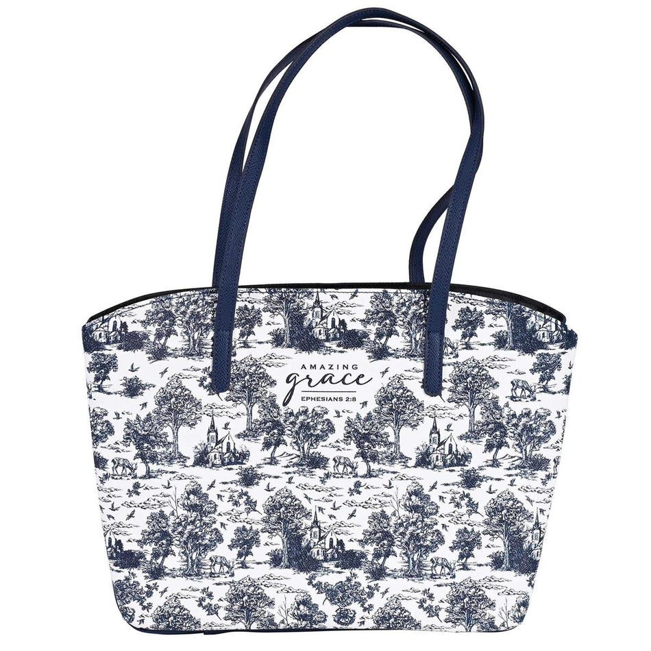 Bible Case Grace Church Toile Wedge XL by Dicksons