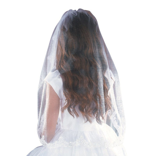 36" Lace Mantilla First Communion Veil