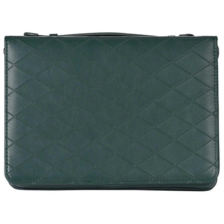 Bible Case Quilted Be Still Green XLarge by Dicksons, product view 2