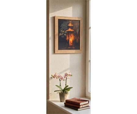 Framed Wall Art Lantern Keep The Light by Dicksons, product view 9