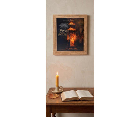 Framed Wall Art Lantern Keep The Light by Dicksons, product view 7