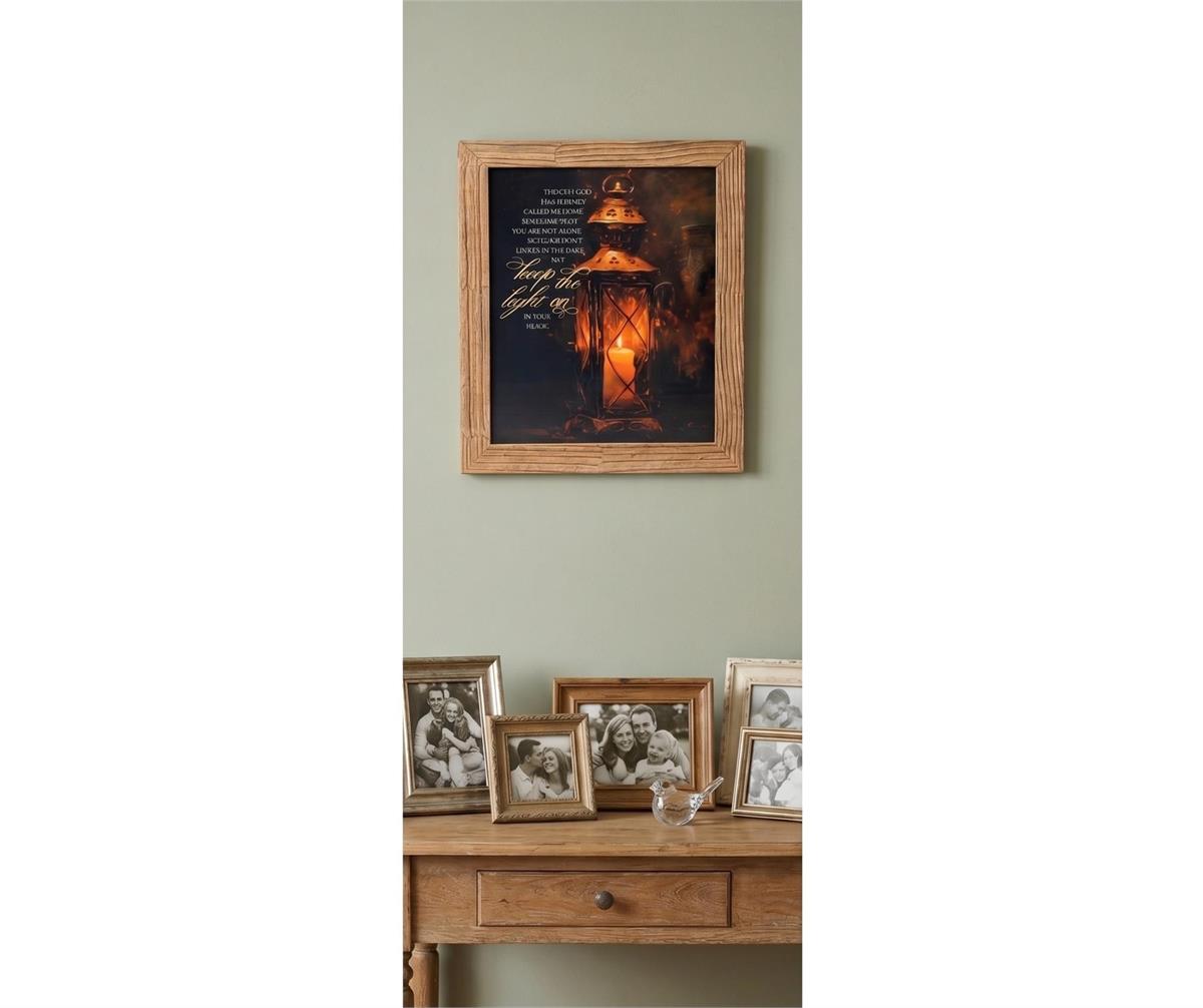 Framed Wall Art Lantern Keep The Light by Dicksons, product view 8