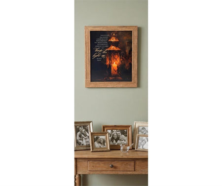 Framed Wall Art Lantern Keep The Light by Dicksons, product view 8